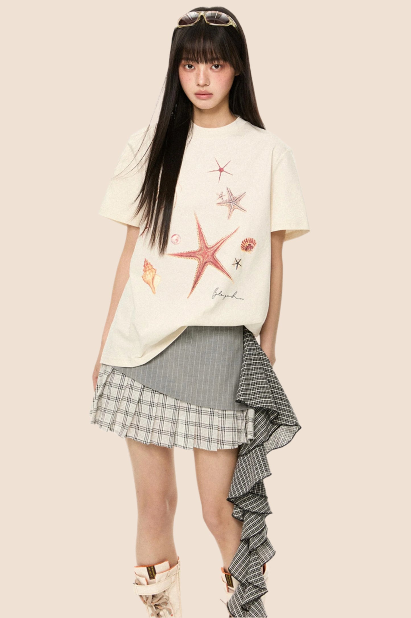 Marine Print T-Shirt