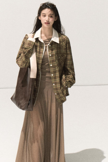 Soft Mist Shoulder Dress