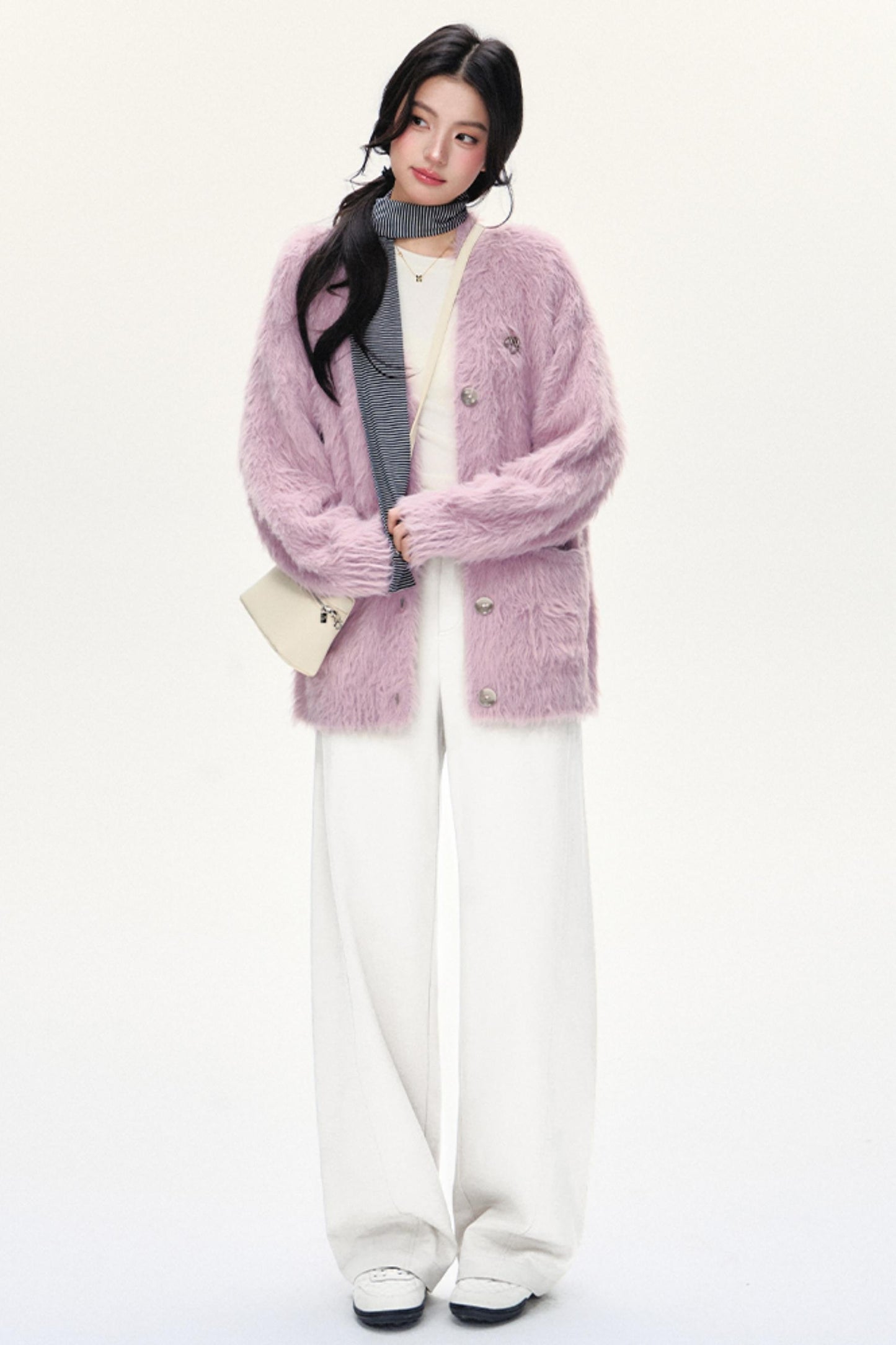 Retro Straight Mop Pants