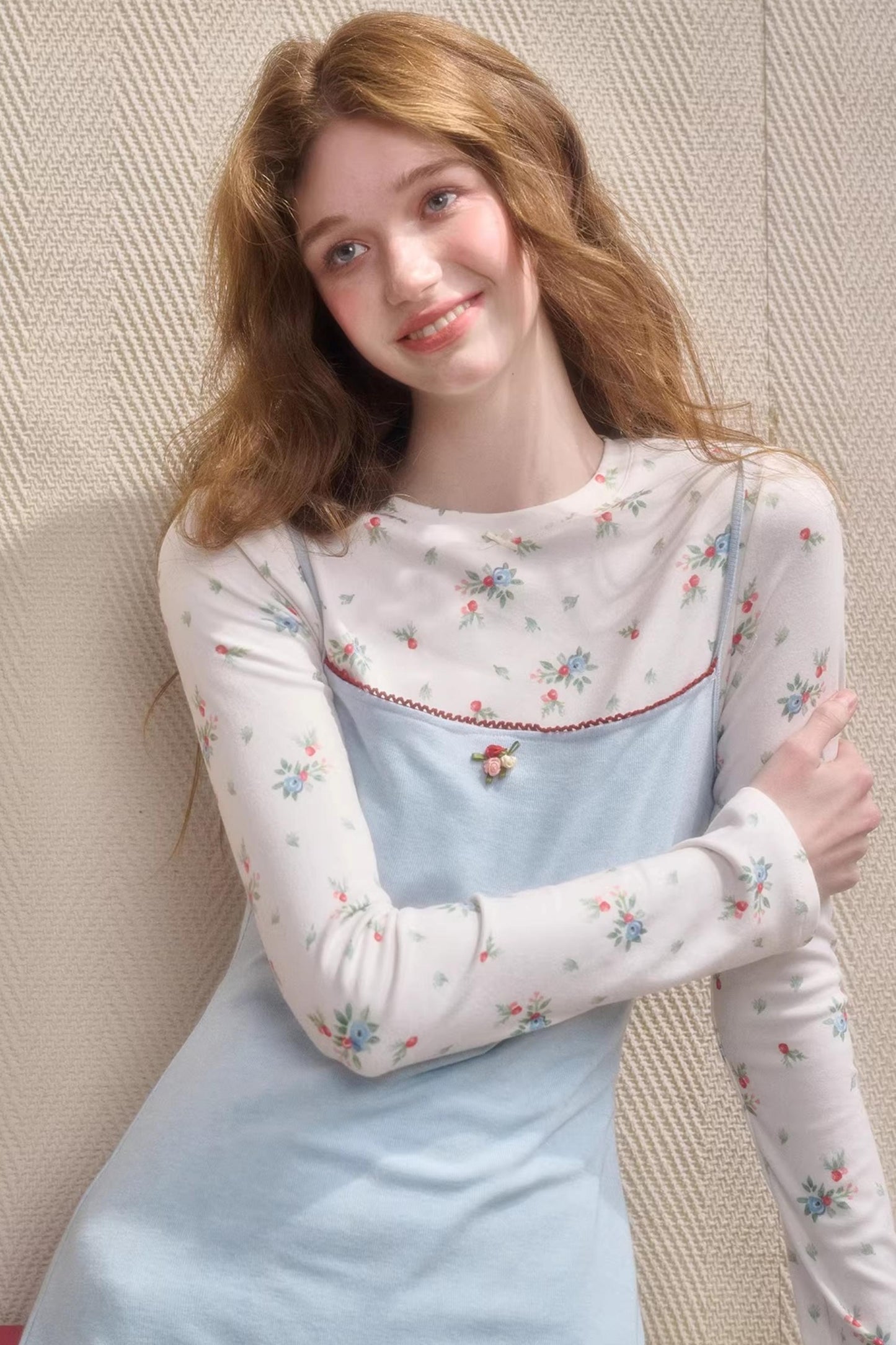 Mediterranean Floral Dress Set-Up