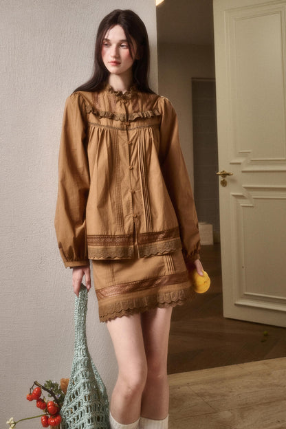 Small World Natural Cotton Skirt Set-Up