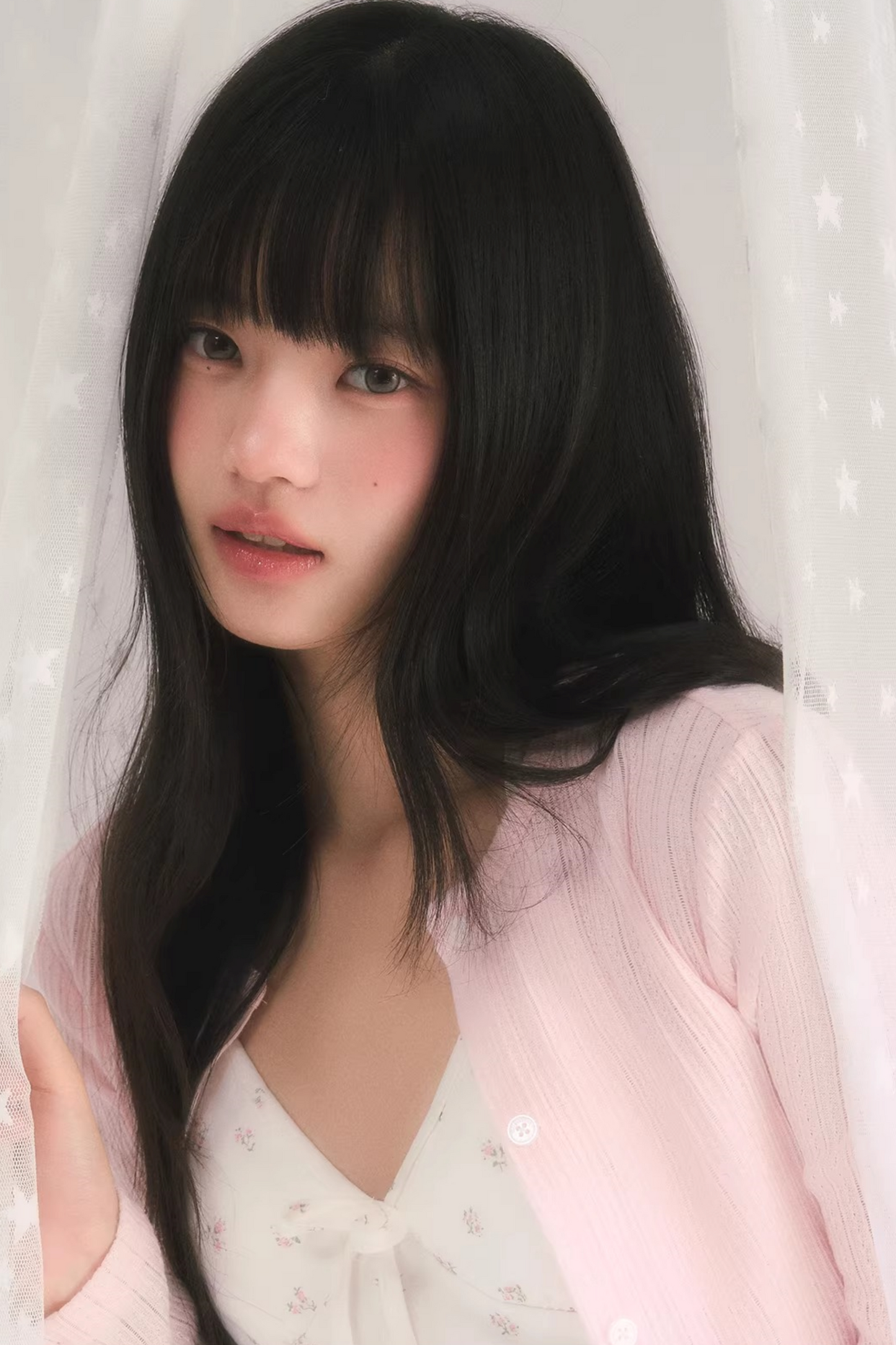 Cut Out Jacquard Knit Matching Set