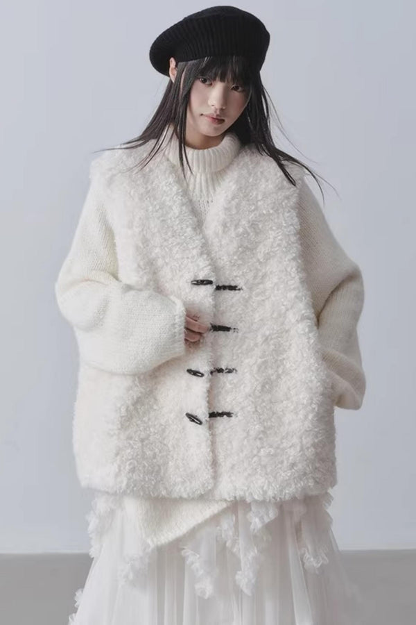 Winter Faux Lamb Wool Coat
