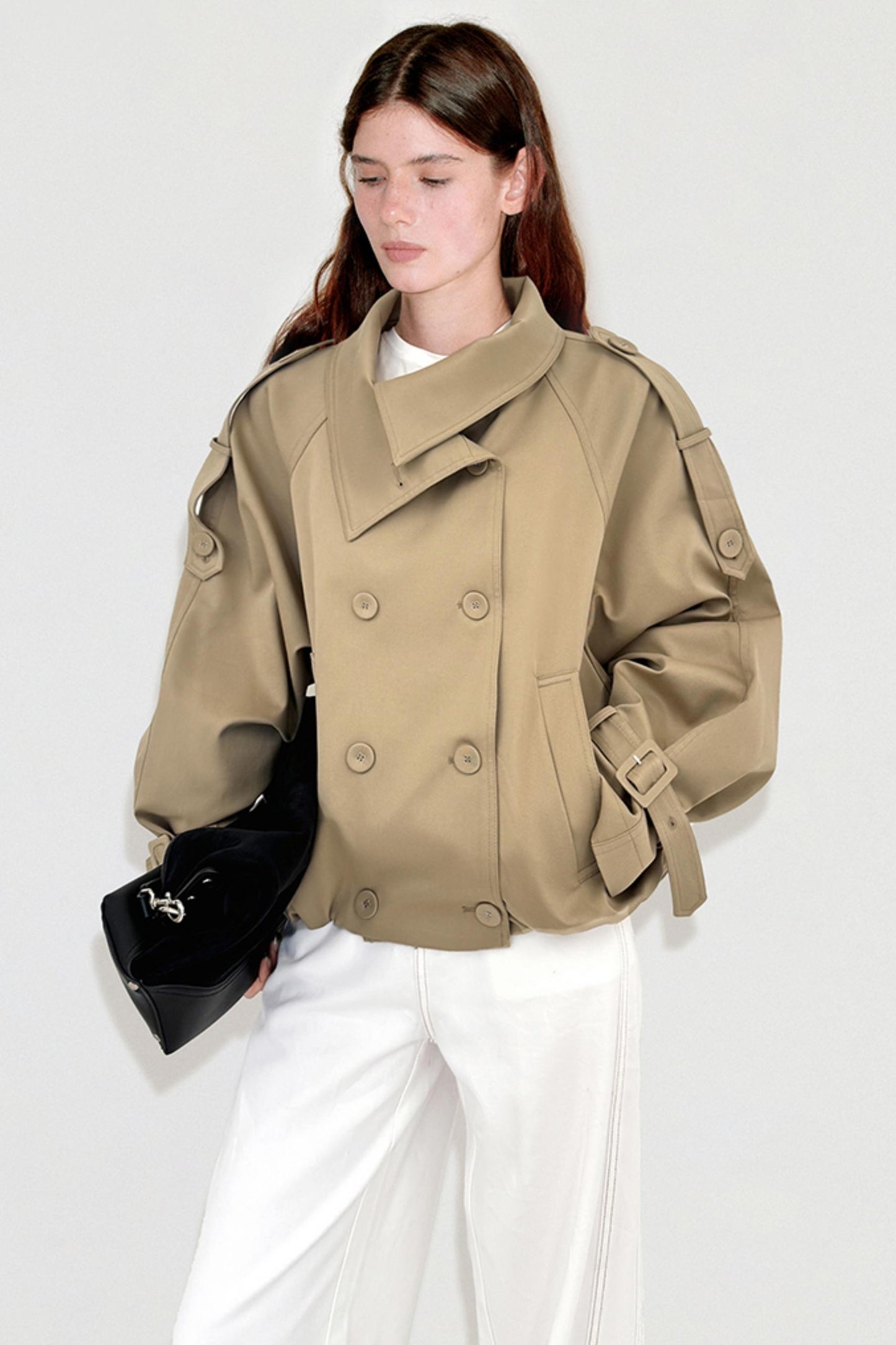 Classic Double-Breasted Trench Coat
