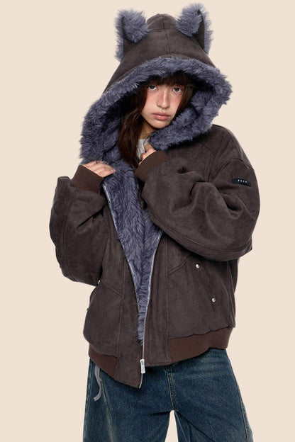 Soft Suede Chain Jacket