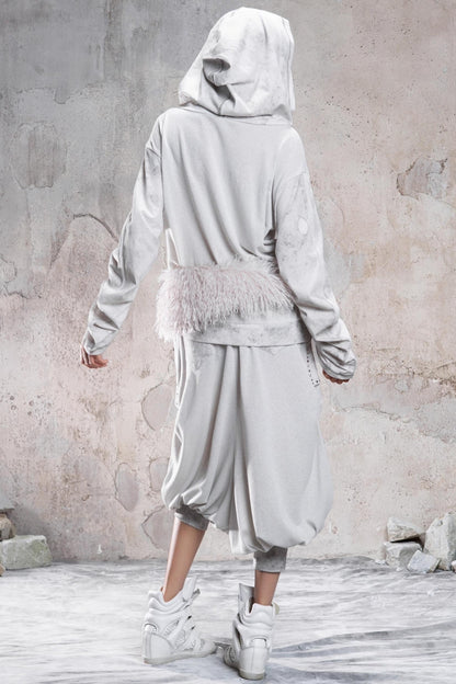 Retro Punk Fur Collar Scarf