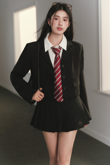 Short Blazer Workwear Jacket