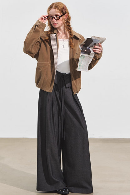 Flipped Waist Trousers