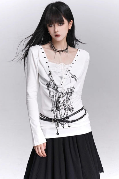 American Fake Two-Piece T-shirt