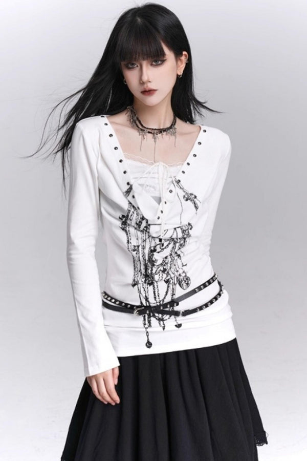 American Fake Two-Piece T-shirt