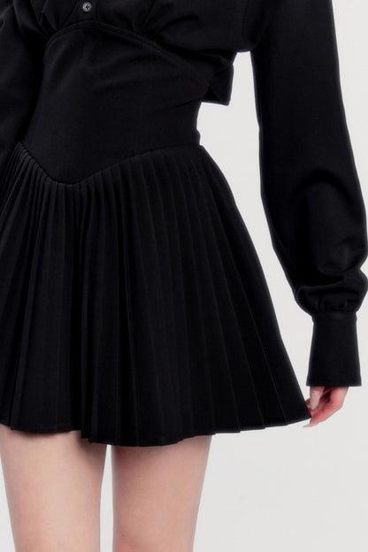 Revival French Pleated Dress