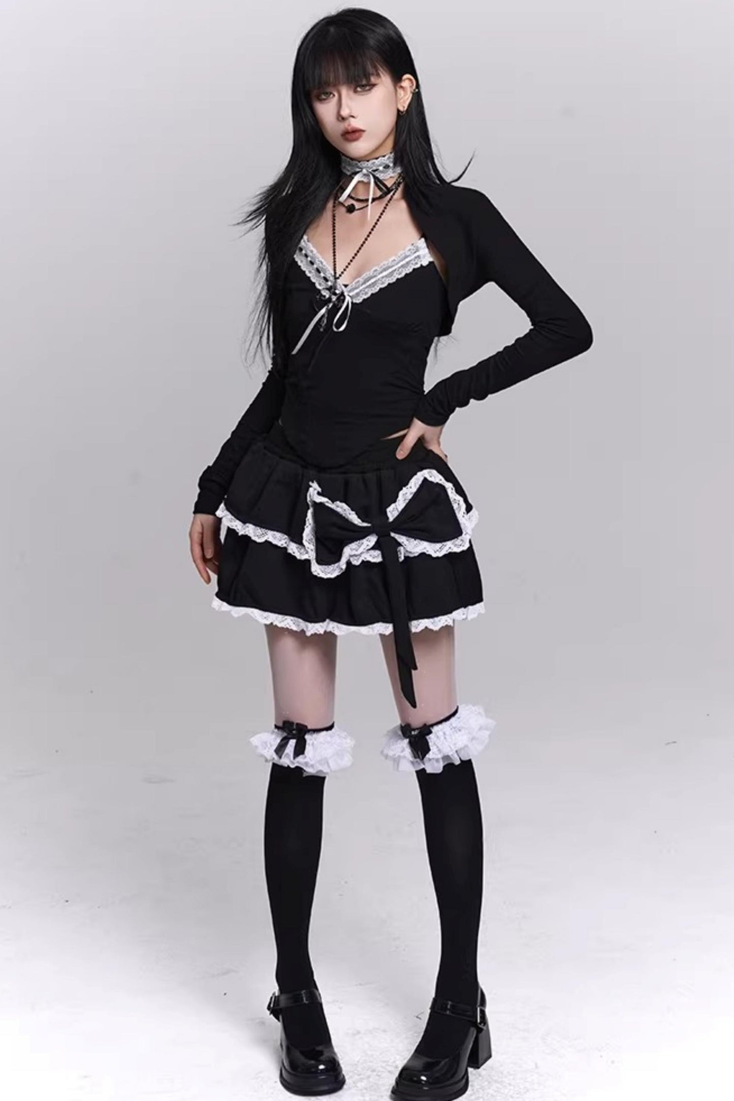 Lace-Trimmed Ghost Camisole Top