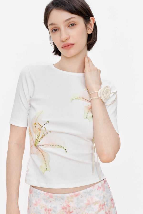 Summer Diamond Lily Blouse