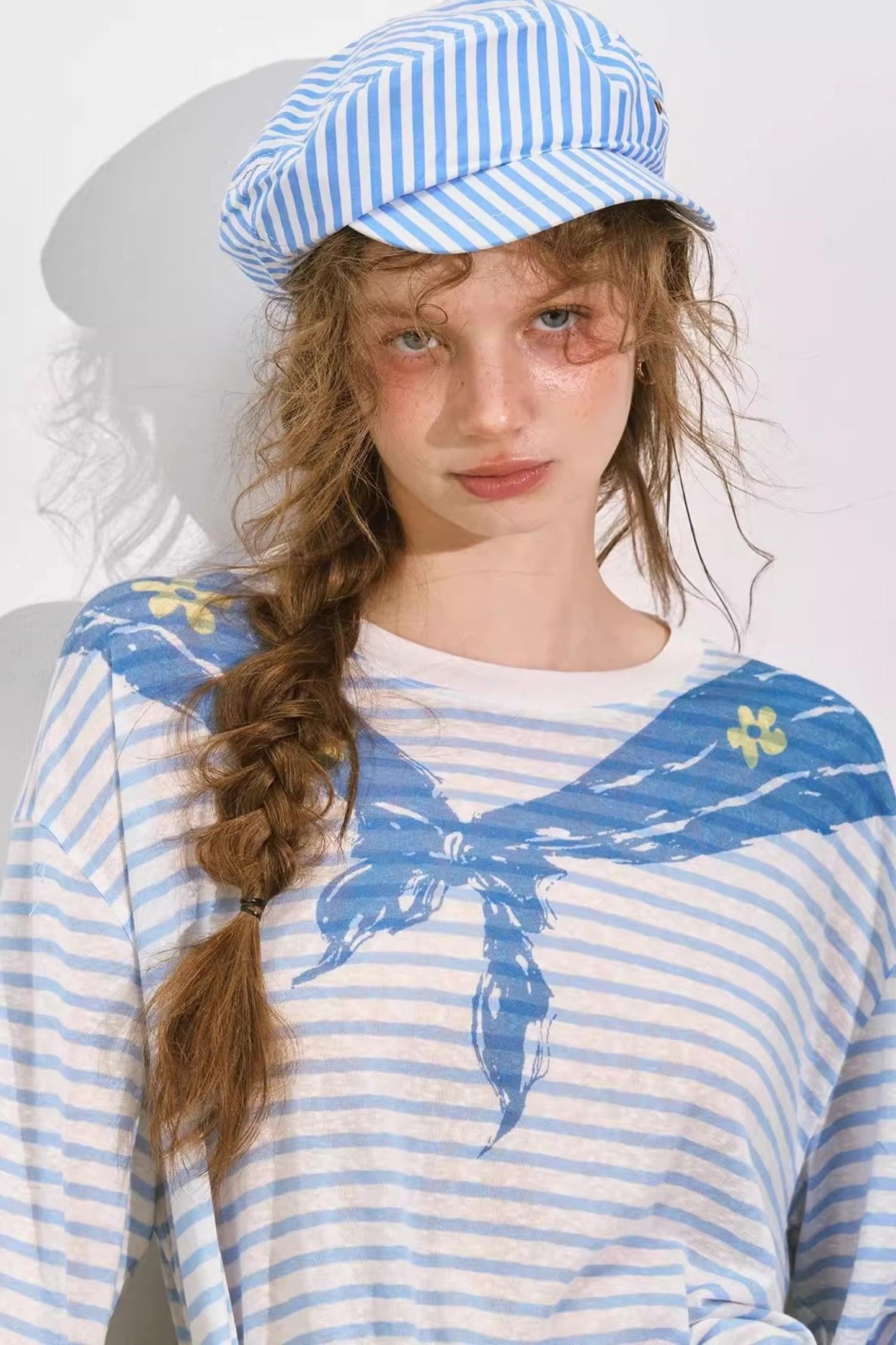 Color Clash Navy Tee