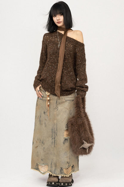 American Spice Girl Knit Sweater Top