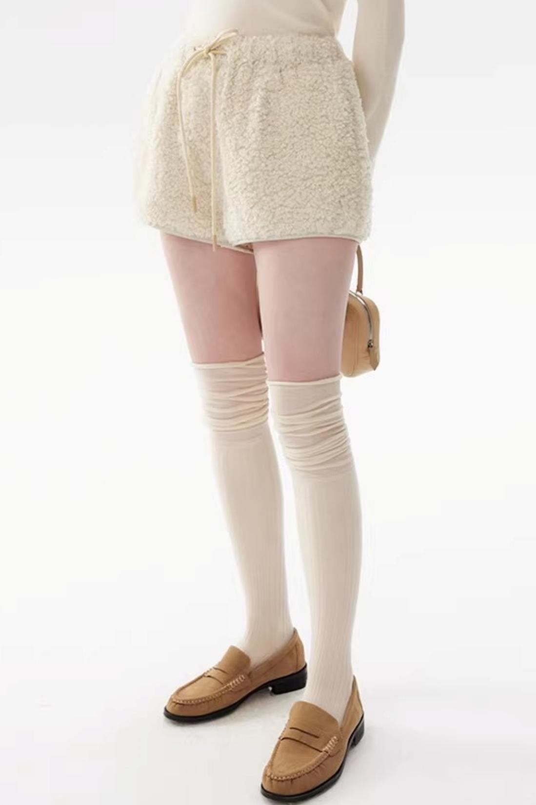 Korean Lamb Wool Plush Pants