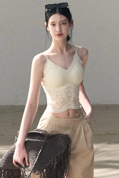 Vine Lace Camisole Vest