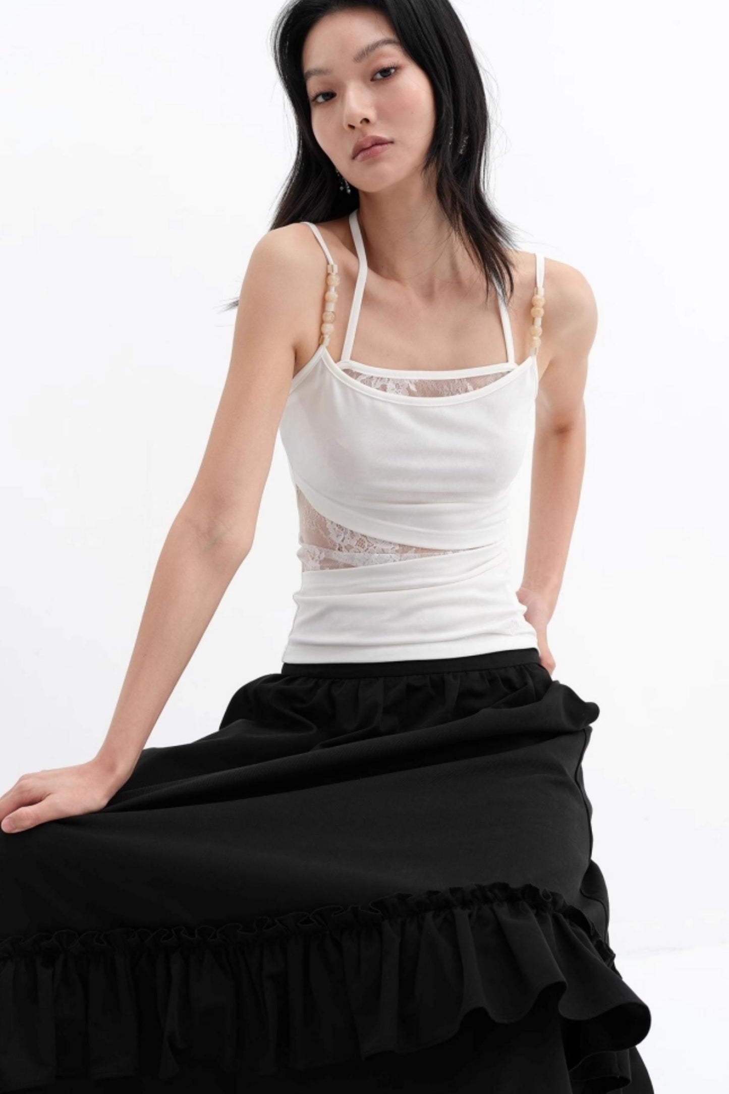 Asymmetric Bead Camisole