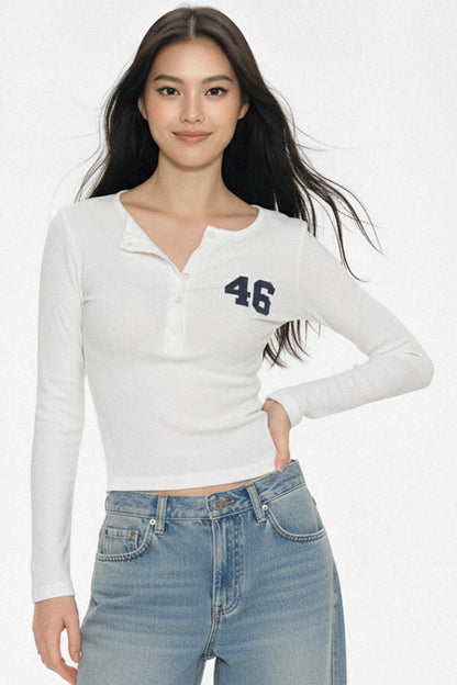 White Pleated Slim Top