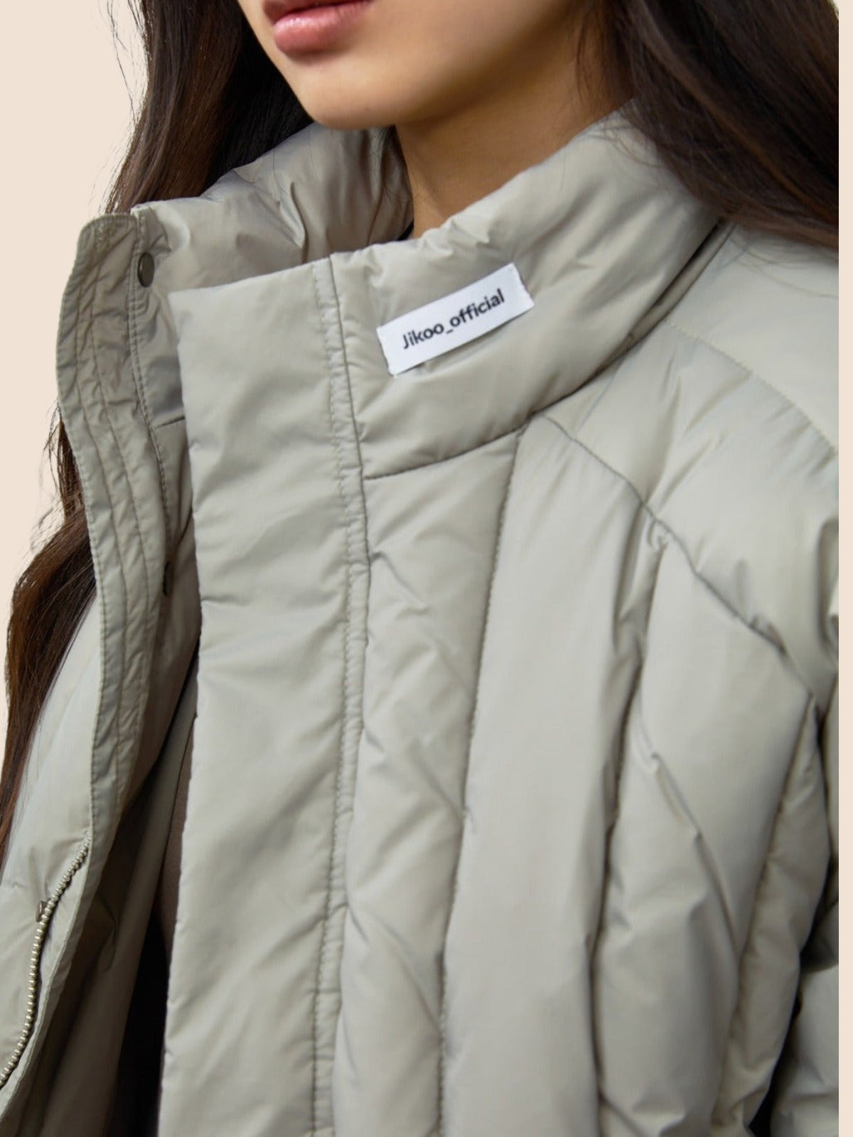 Long-sleeved Loose Down Jacket