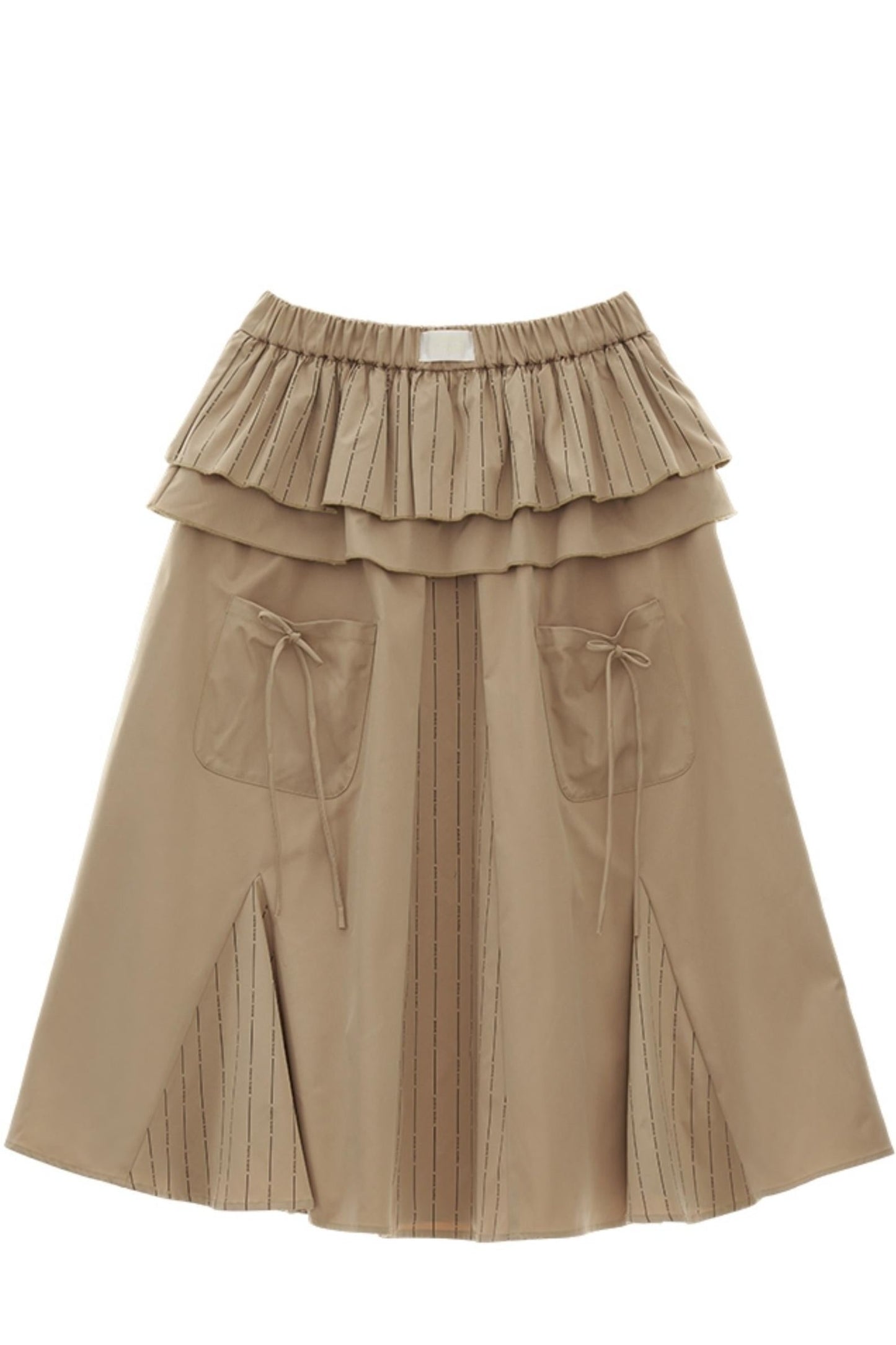 Temperament Khaki Blue Fashion Skirt