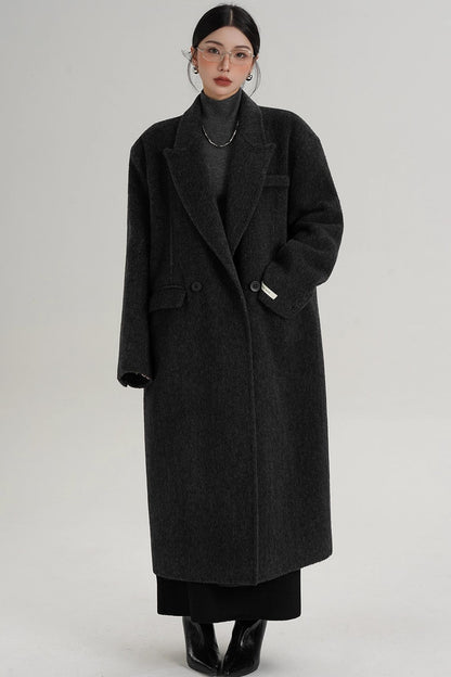 Elegant Long Wool Coat