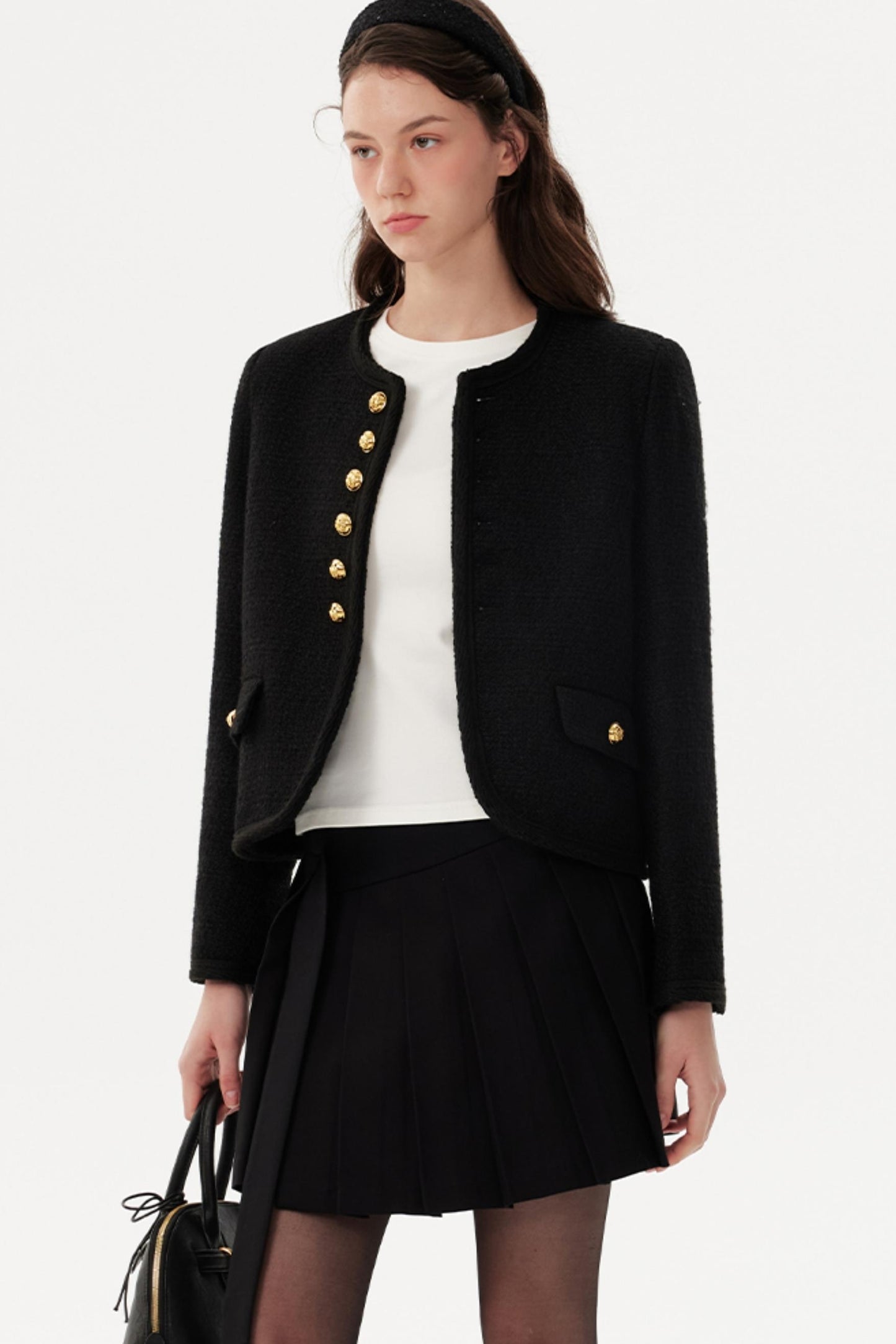 Swing cappotto nero e oro