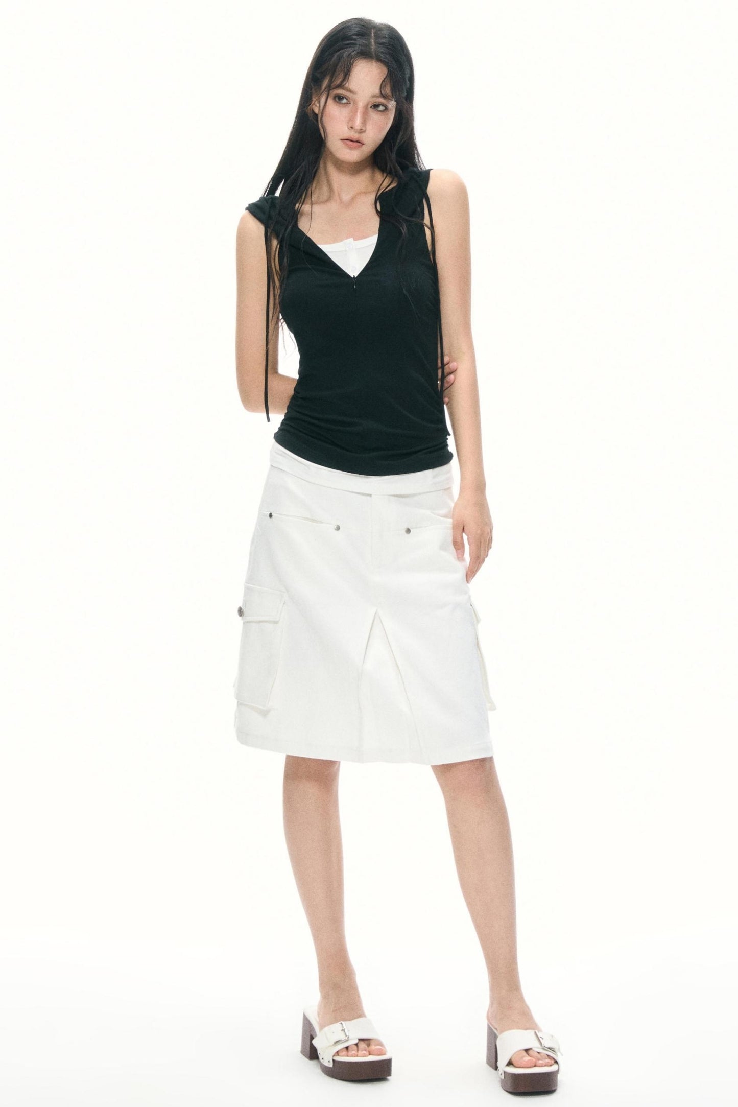 Color-Block Half-Zip Hoodie