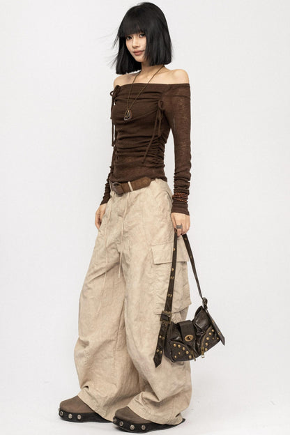 Autumn Retro Slanted Top