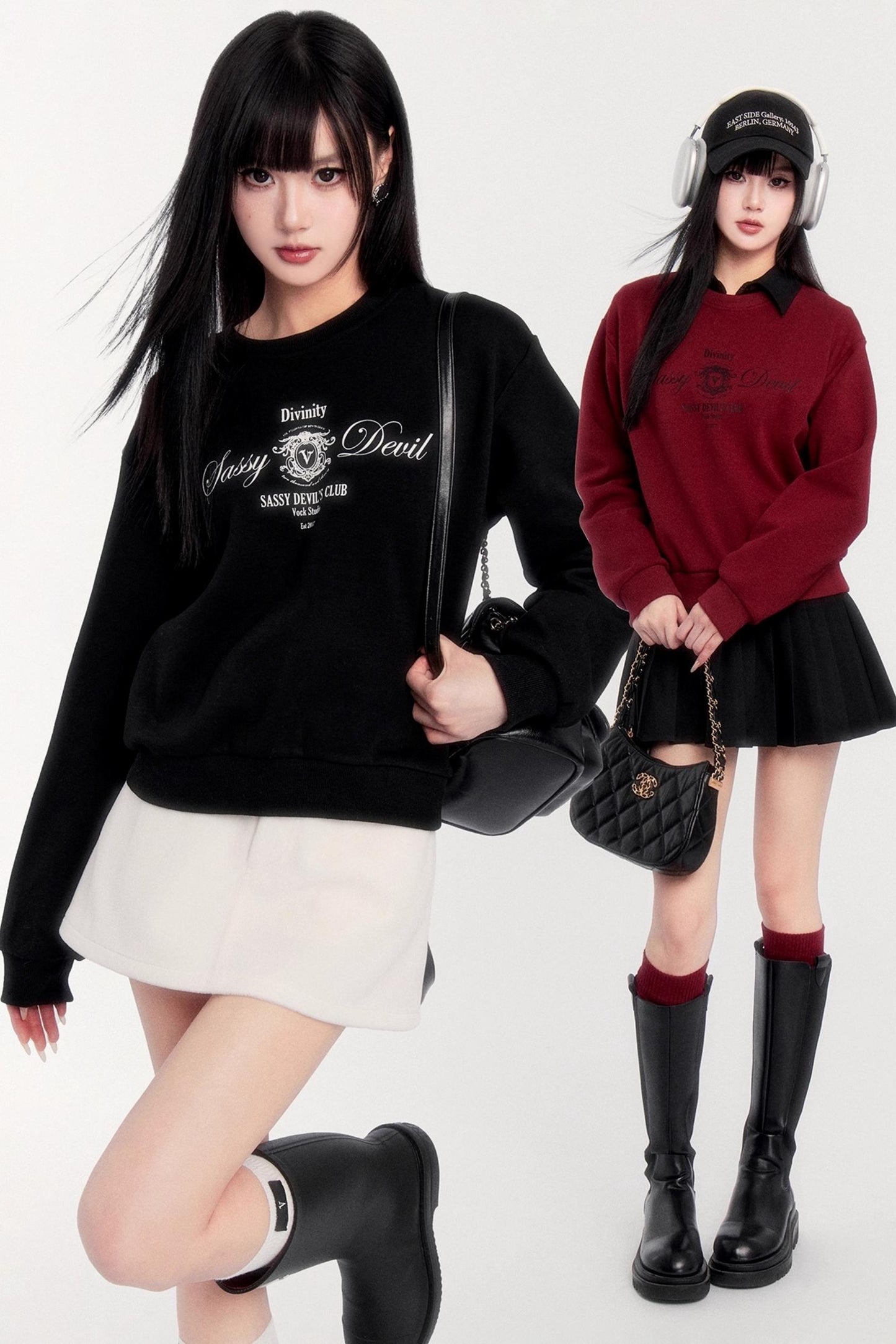 American Spice Girl Short Sweatshirt