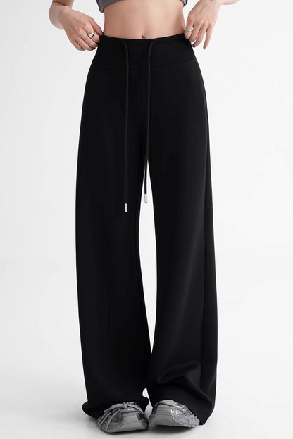 Modal Knit High-Waisted Pants