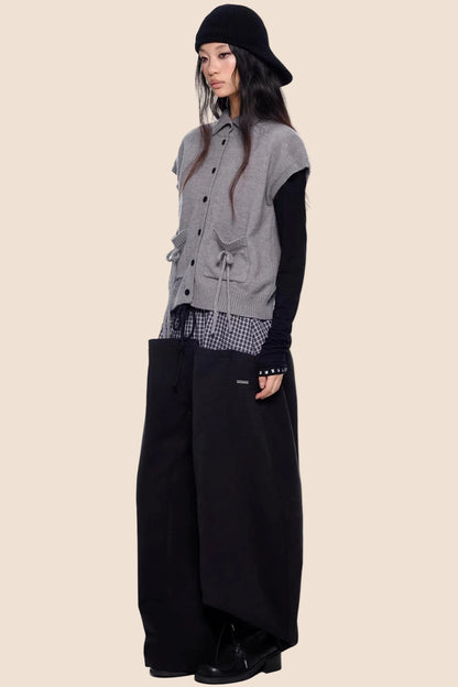 Hochintelligente Wollstrickjacke