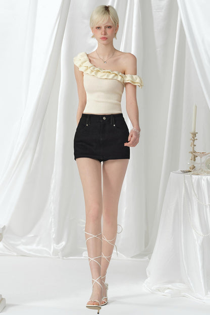 Summer A-line Denim Skirt