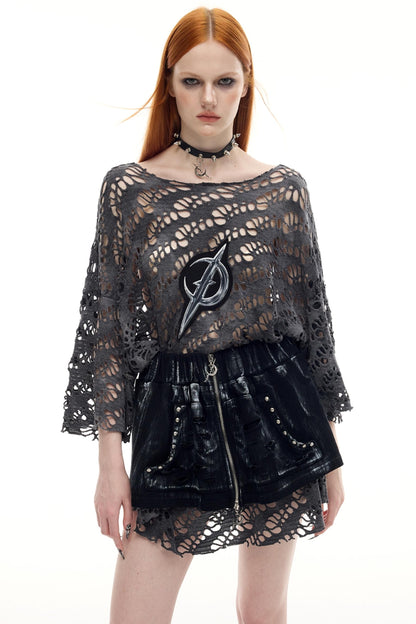 Moon Patch Hole T-Shirt