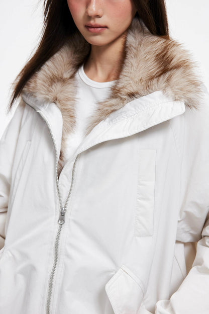 Winter Plush Fur Down Jacket
