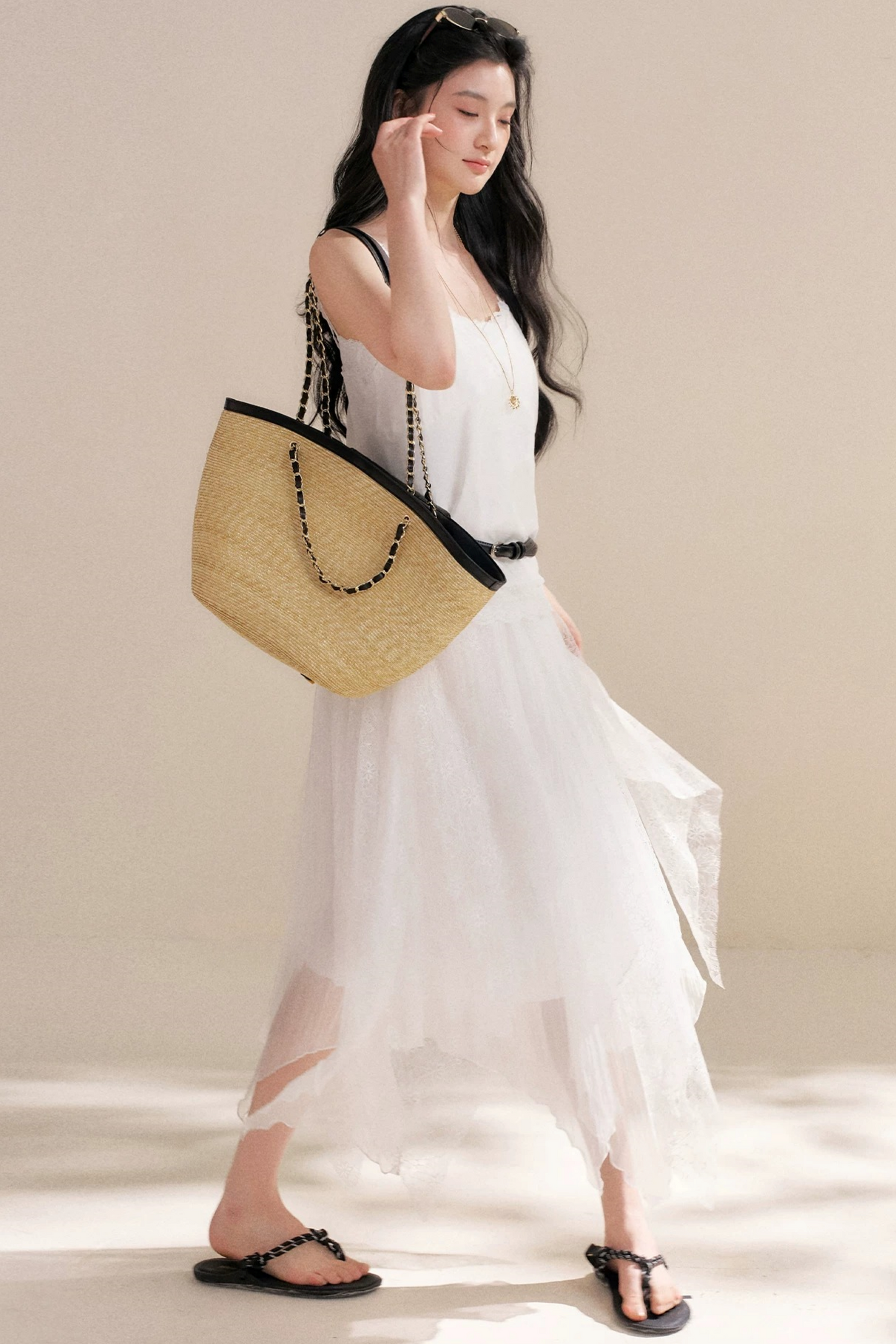 Romantic Asymmetrical Lace Skirt