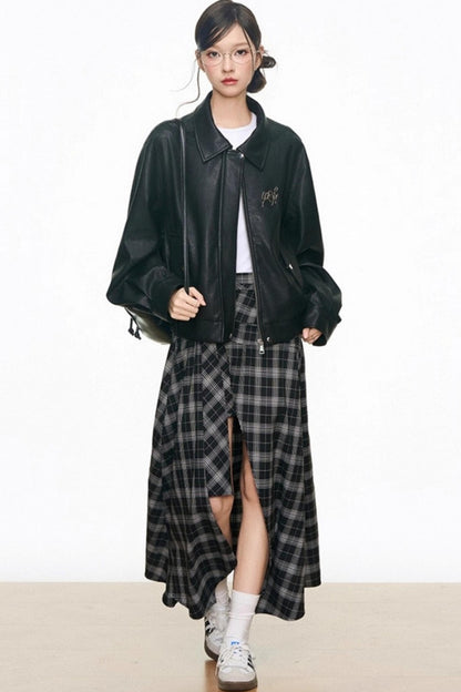 Black Leather Jacket Set-Up