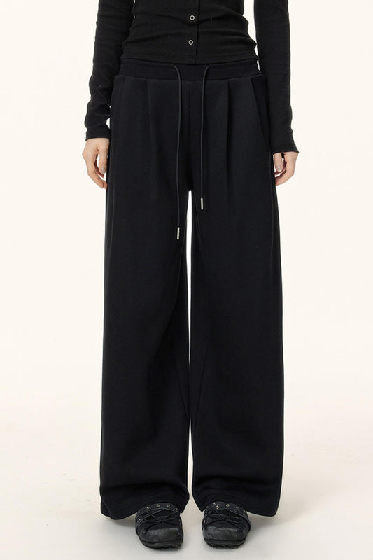 Elastic Knit Winter Pants