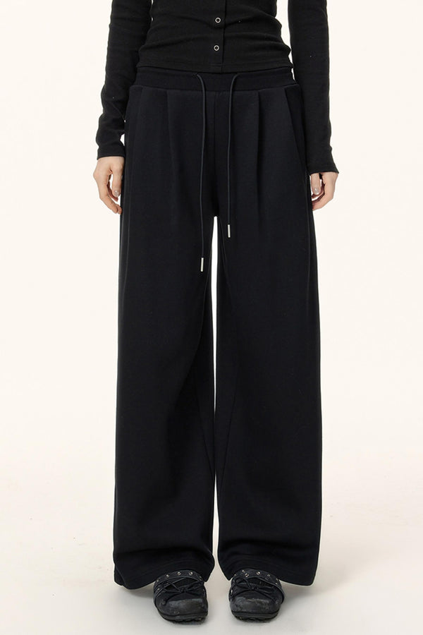 Elastic Knit Winter Pants