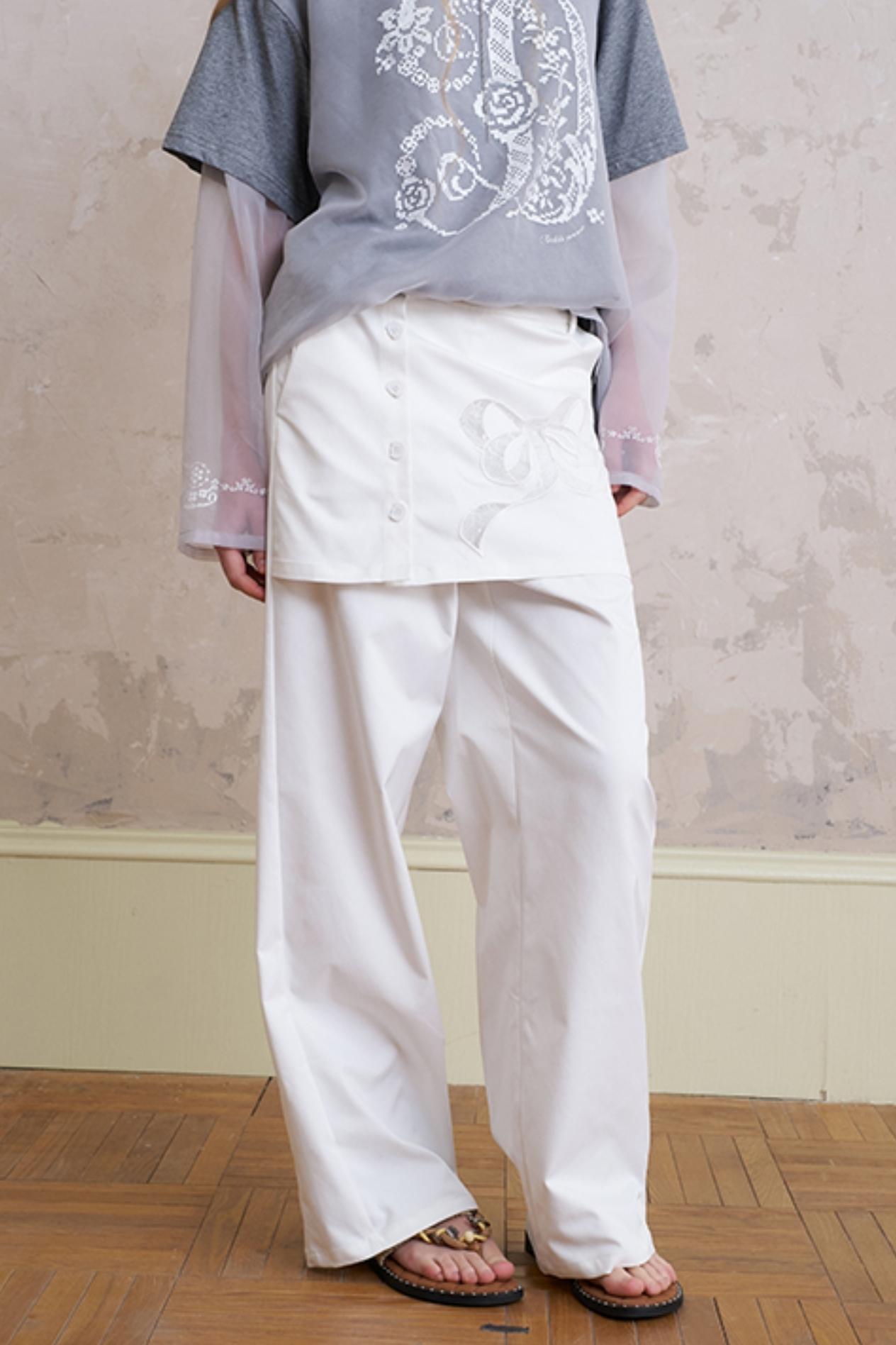 Summer Lace Skirt-Pants