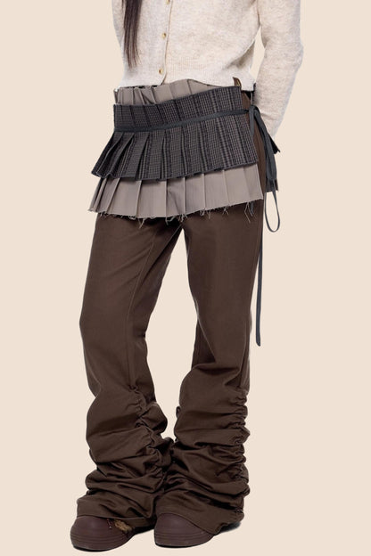 Layered Patchwork Skirt