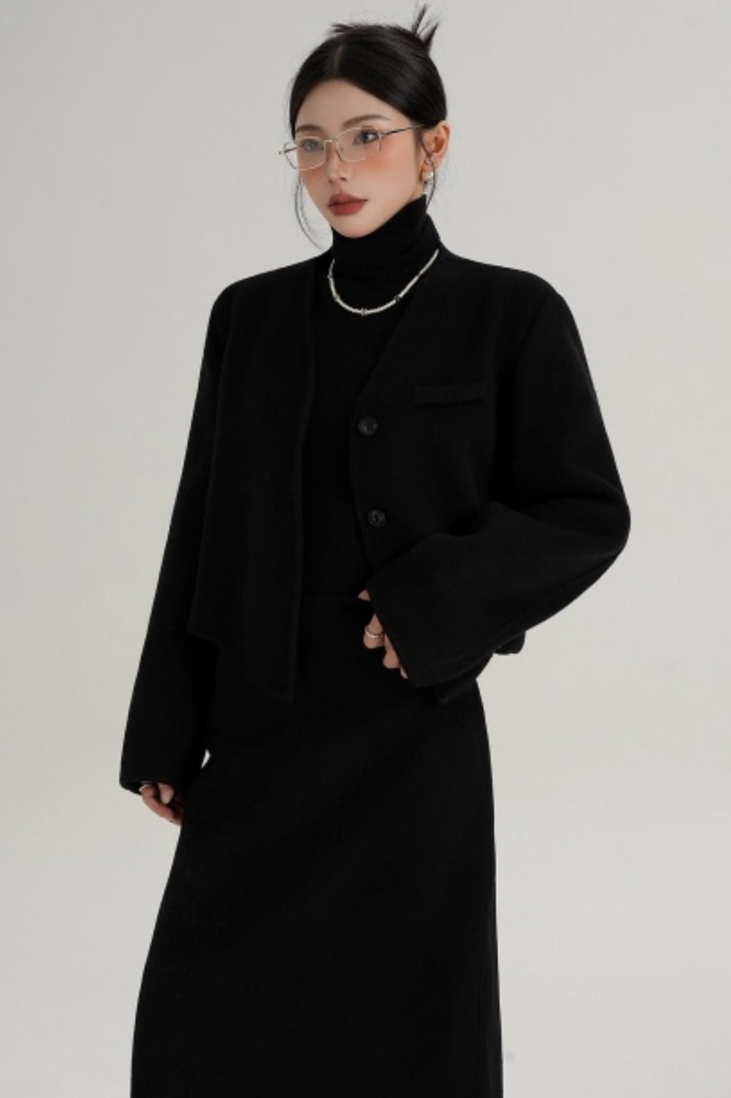 Double-Sided Woolen Coat