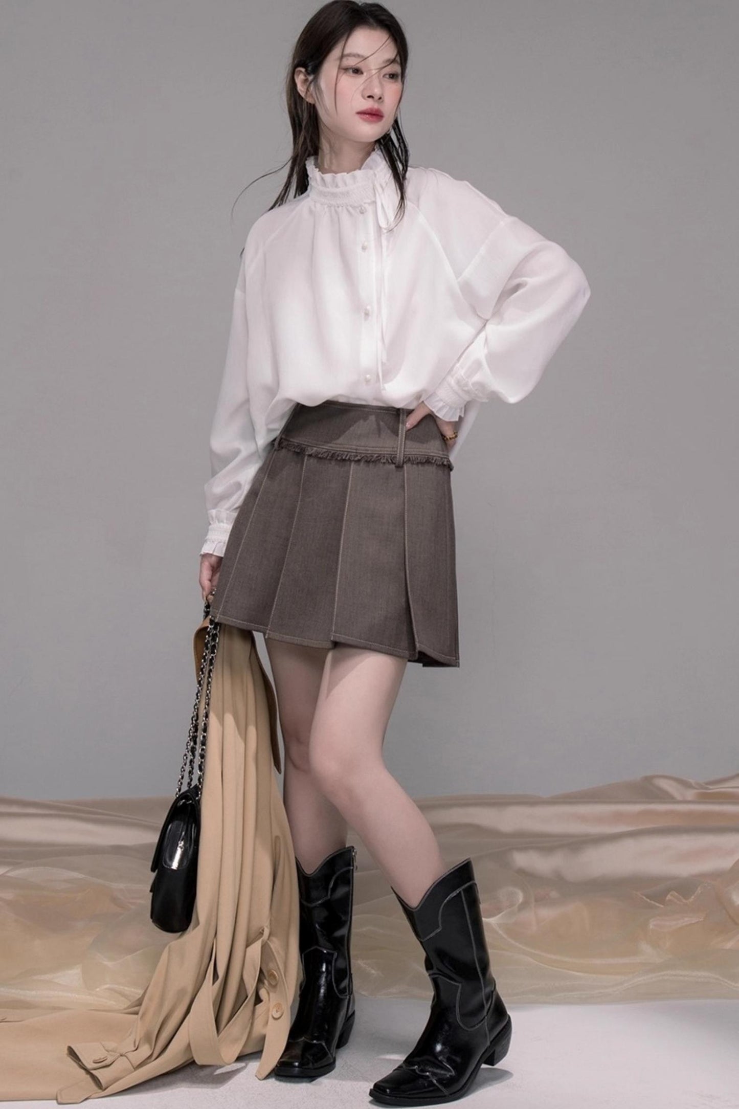 Nuansha Custom Wool Trench Coat