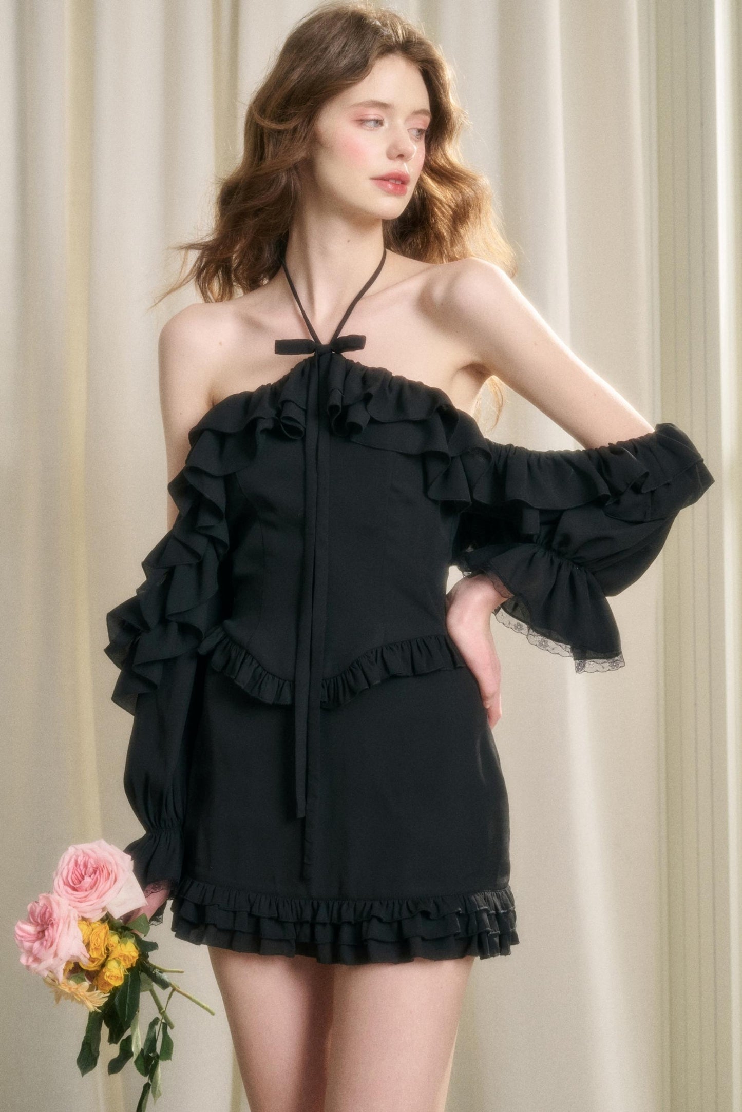 Galaxy Vanilla Bow Tie Necklace Set-Up