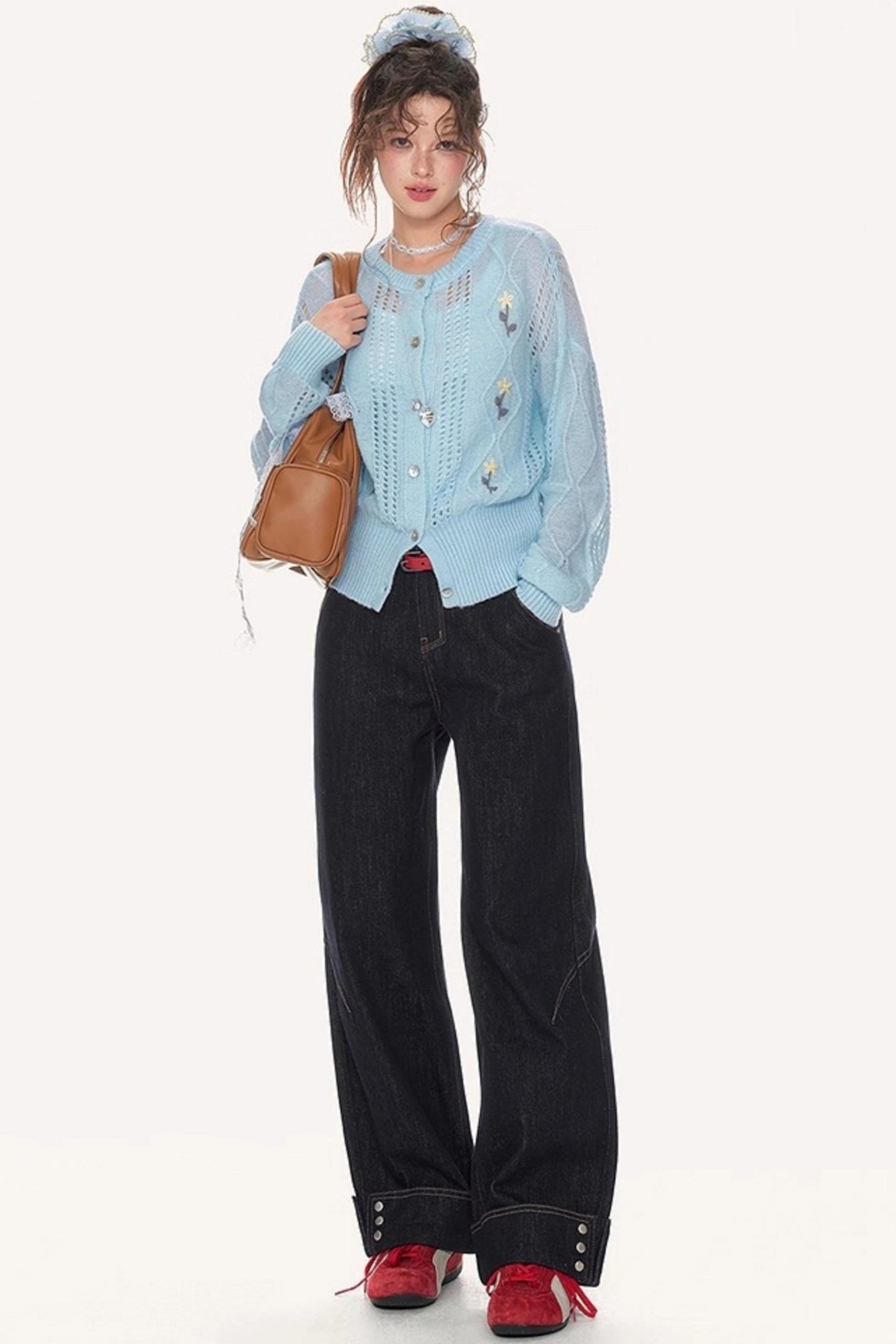 Vintage Heavy Cuffed Straight Pants