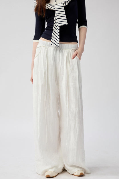 Smooth Line White Pants