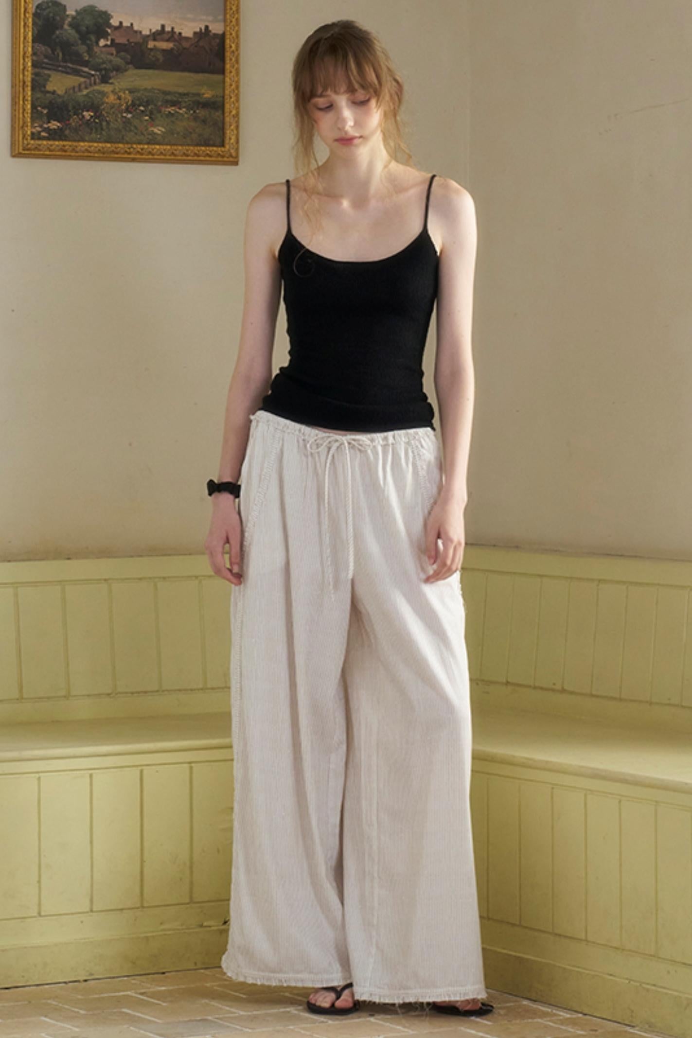 Fish Pattern Knit Camisole