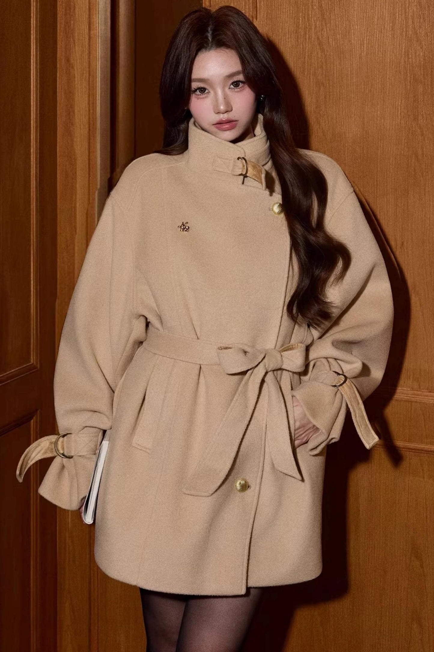 Magic Sleeves Wool Coat