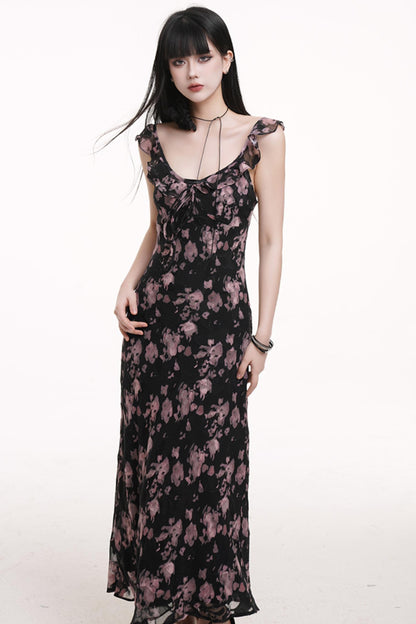 Teal Blue Halter Dress