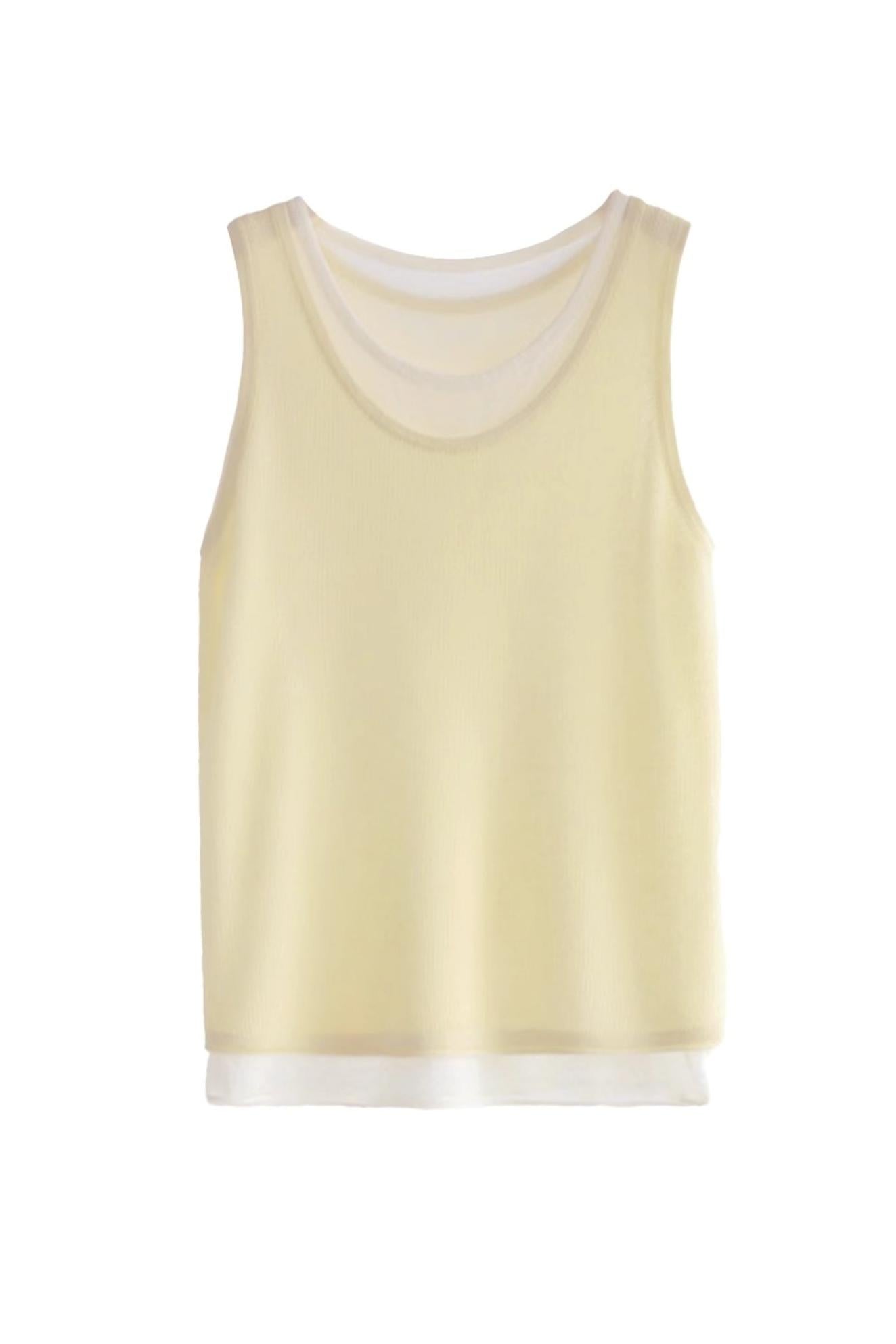 Colorblock Lightweight Tank Top